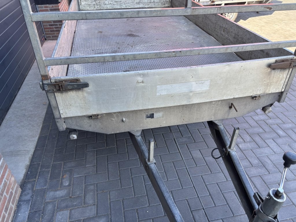 Hapert Plateauwagen aanhanger aanhangwagen tandemasser, Auto diversen, Aanhangers en Bagagewagens, Gebruikt