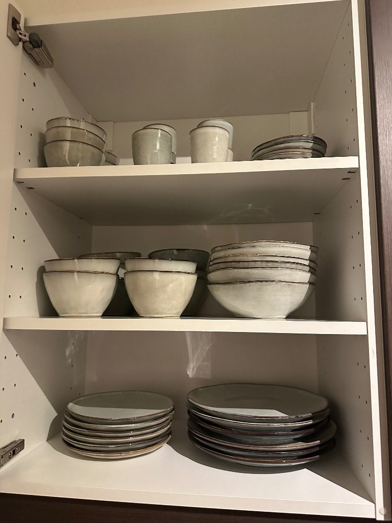 Serviesset karwei grijs - NIEUW, Huis en Inrichting, Overige merken, Keramiek, Nieuw, Ophalen of Verzenden