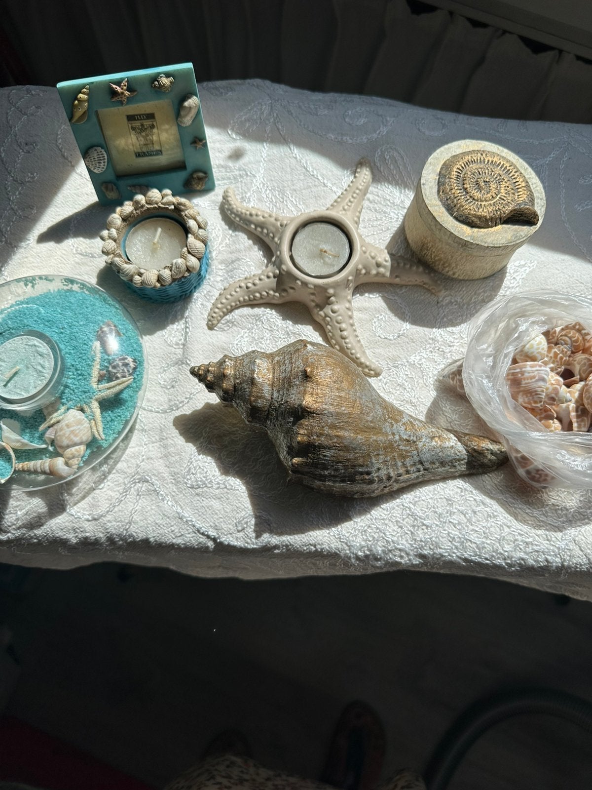 schelpen decoratie 🐚🐚🐚, Ophalen