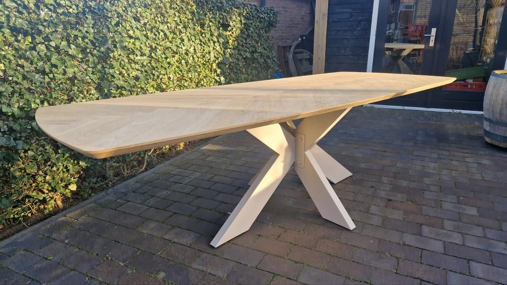 NIEUWE Deens ovale eettafel eikenhout IN PRIJS VERLAAGD!, 100 tot 150 cm, Ophalen of Verzenden, Vijf personen of meer, Eikenhout