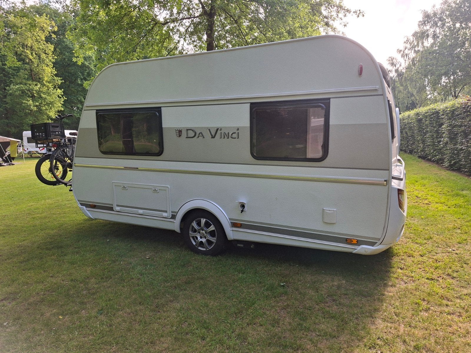 caravan Tabbert 380TD Da Vinci, Caravans en Kamperen, Caravans, Particulier, tot en met 4, 1000 - 1250 kg, Treinzit, Tabbert, Frans bed