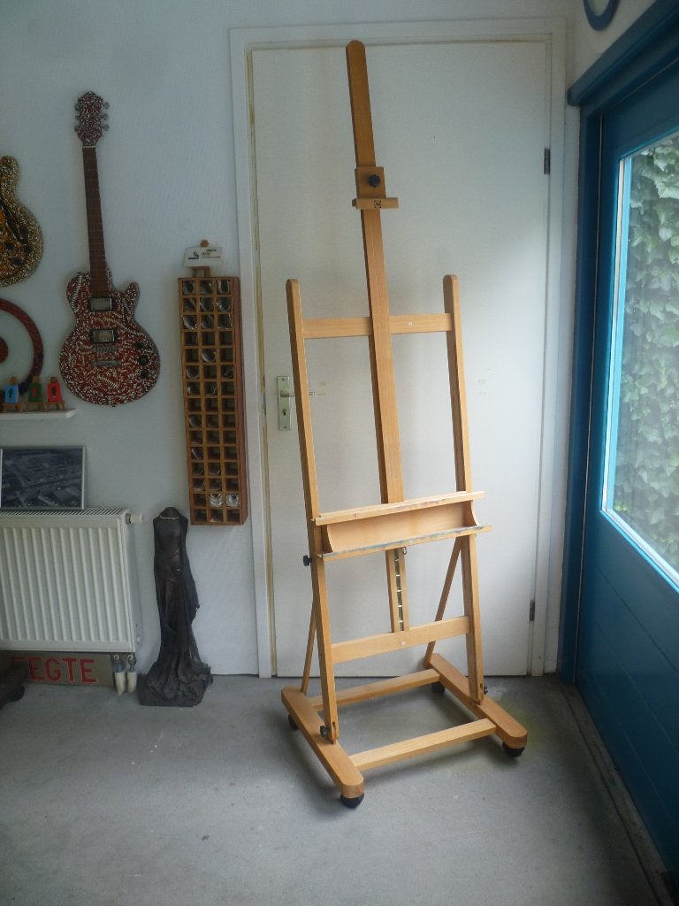 Atelier Opruiming Schildersezel Beuken Inklap-en kantelbaar, Hobby en Vrije tijd, Schilderen, Ophalen, Zo goed als nieuw, Ezel