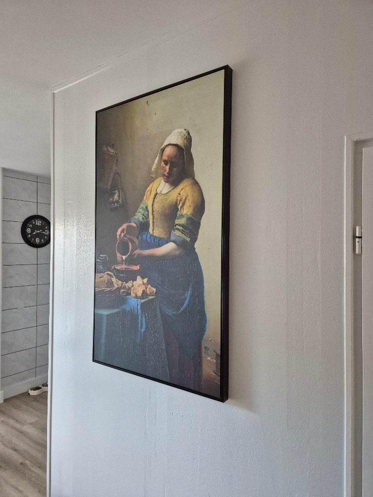 Schilderij het melkmeisje, Ophalen, Zo goed als nieuw, Schilderij, 75 – 100