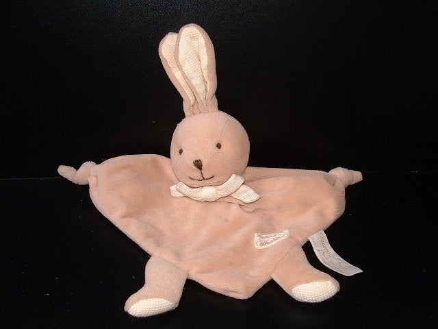 TIAMO KONIIN KNUFFELDOEKJE VELOURS BEIGE MET WITTE WAFELTJES, Verzenden, Nieuw, Overige typen