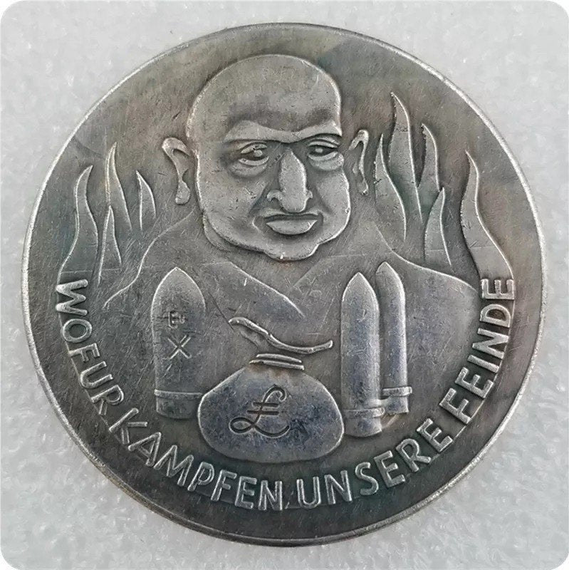 Anti-semitische medaille 1939, Verzamelen, Verzenden, Overige soorten, Duitsland, Lintje, Medaille of Wings