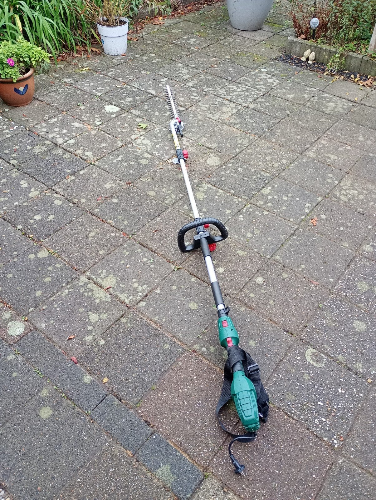 Parkside elektrische heggenschaar op steel, Tuin en Terras, Ophalen of Verzenden, Zo goed als nieuw, Elektrisch, Parkside