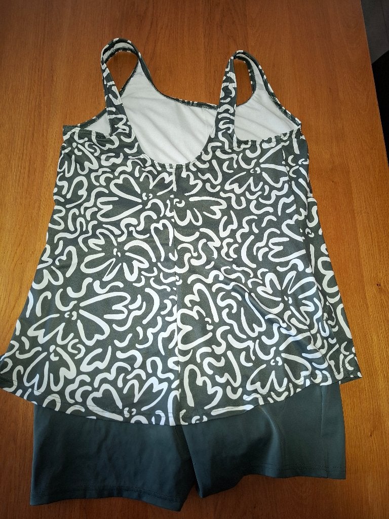 Damesbadpak met tankini-effect, Meerkleurig, Badpak, Ophalen of Verzenden, Zo goed als nieuw