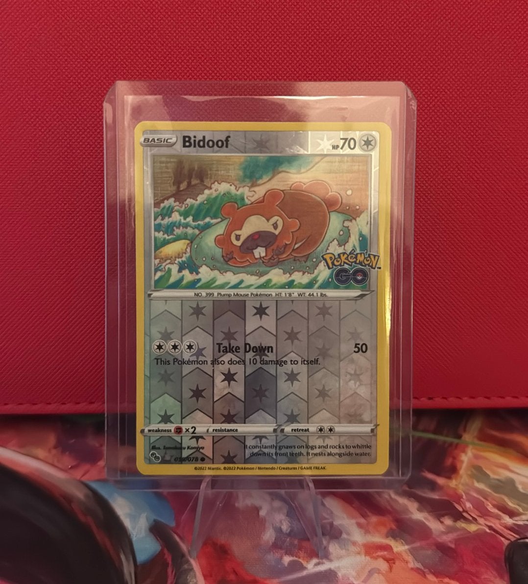 Bidoof (Peelable Ditto) PG 059/078, Ophalen of Verzenden, Zo goed als nieuw