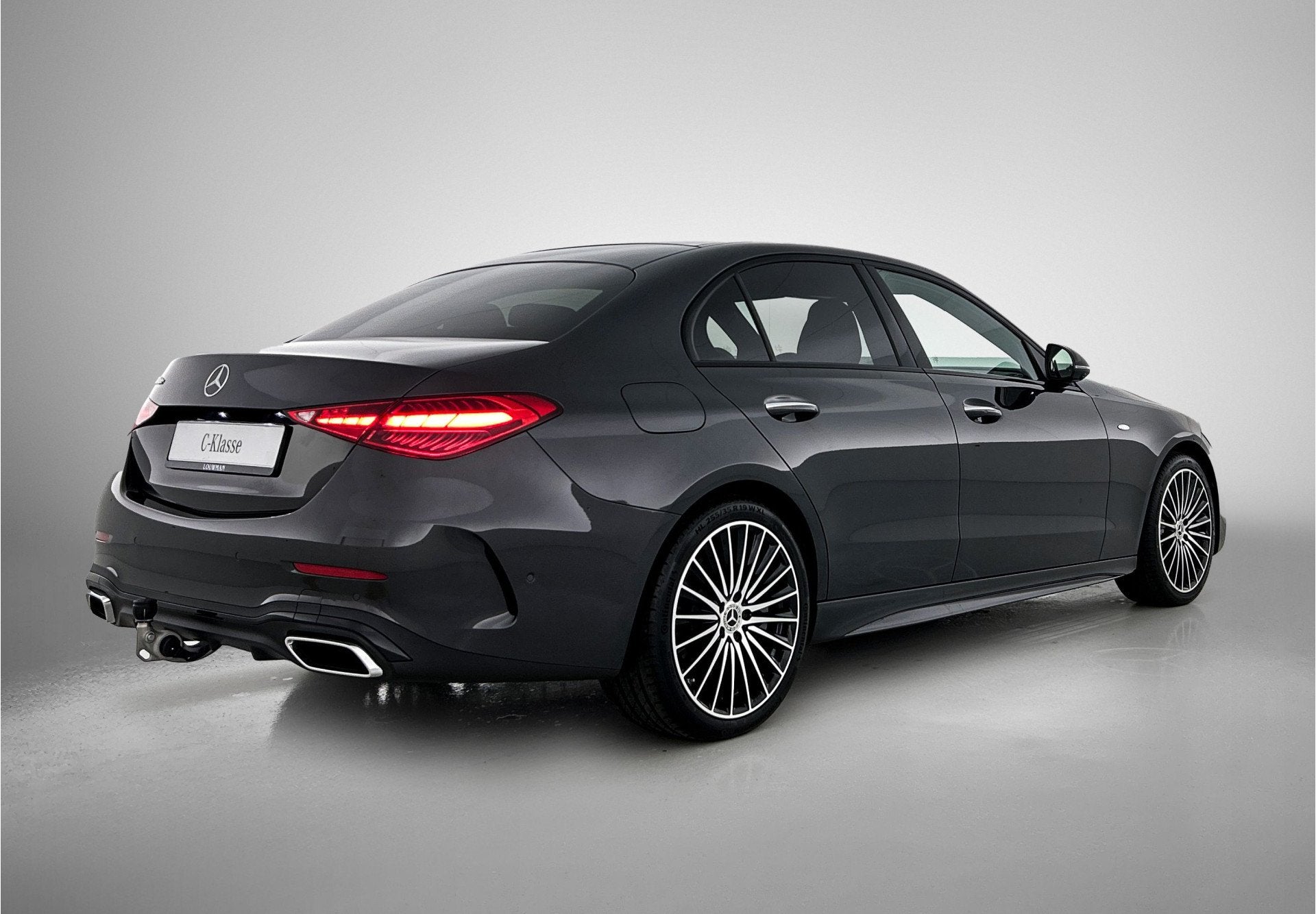 Mercedes-Benz C-Klasse 300 de Business Solution AMG Trekhaak, Auto's, Achterwielaandrijving, Zwart, 4 cilinders, Bedrijf
