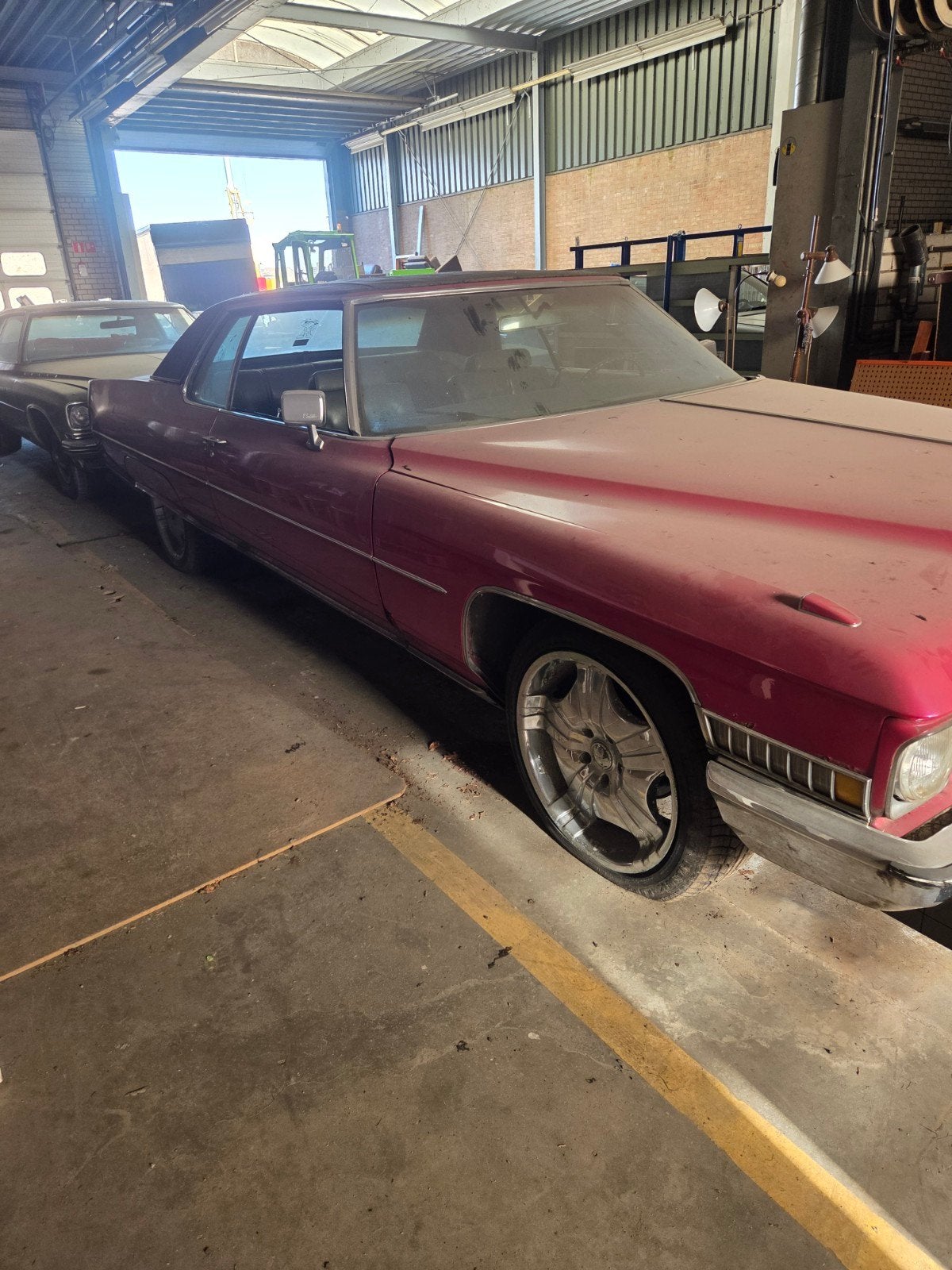 Cadillac coupe deville 1971, Auto's, Oldtimers, Automaat, Leder, Coupé, Te koop