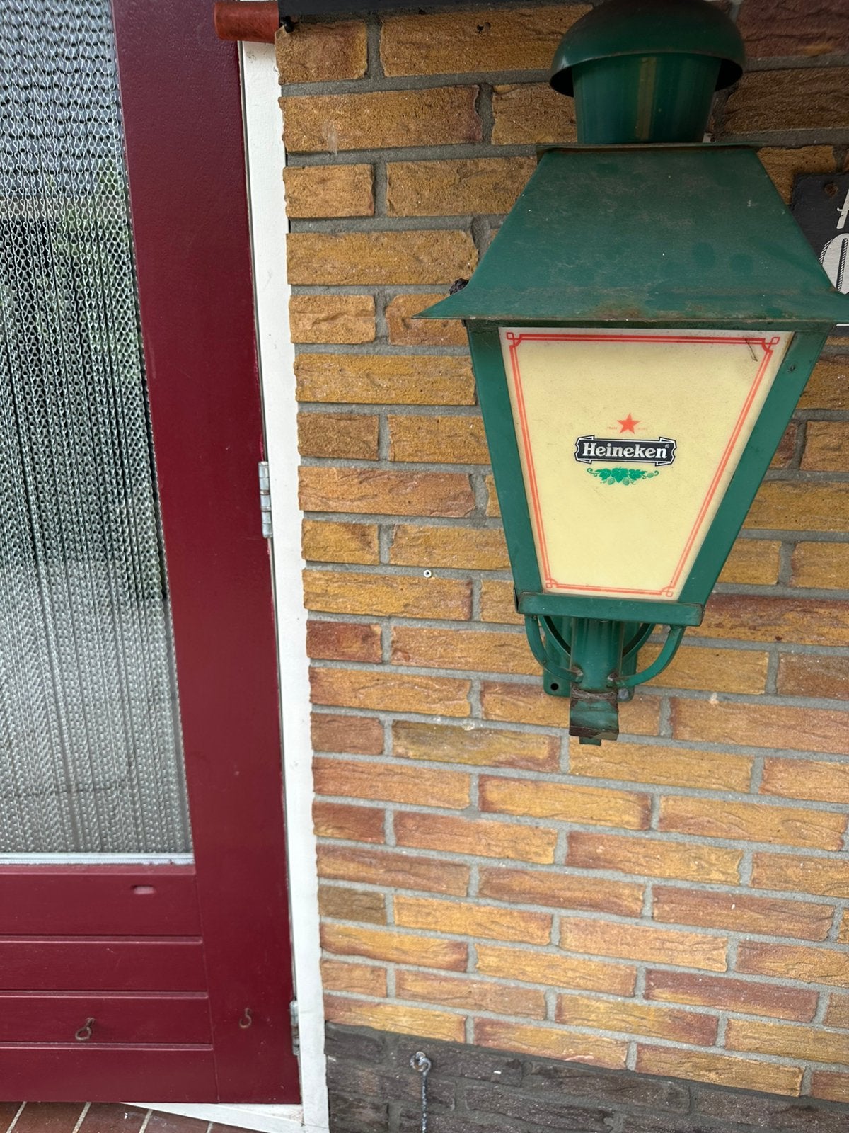 Heineken lamp, Ophalen, Gebruikt, Minder dan 50 watt, Wandlamp