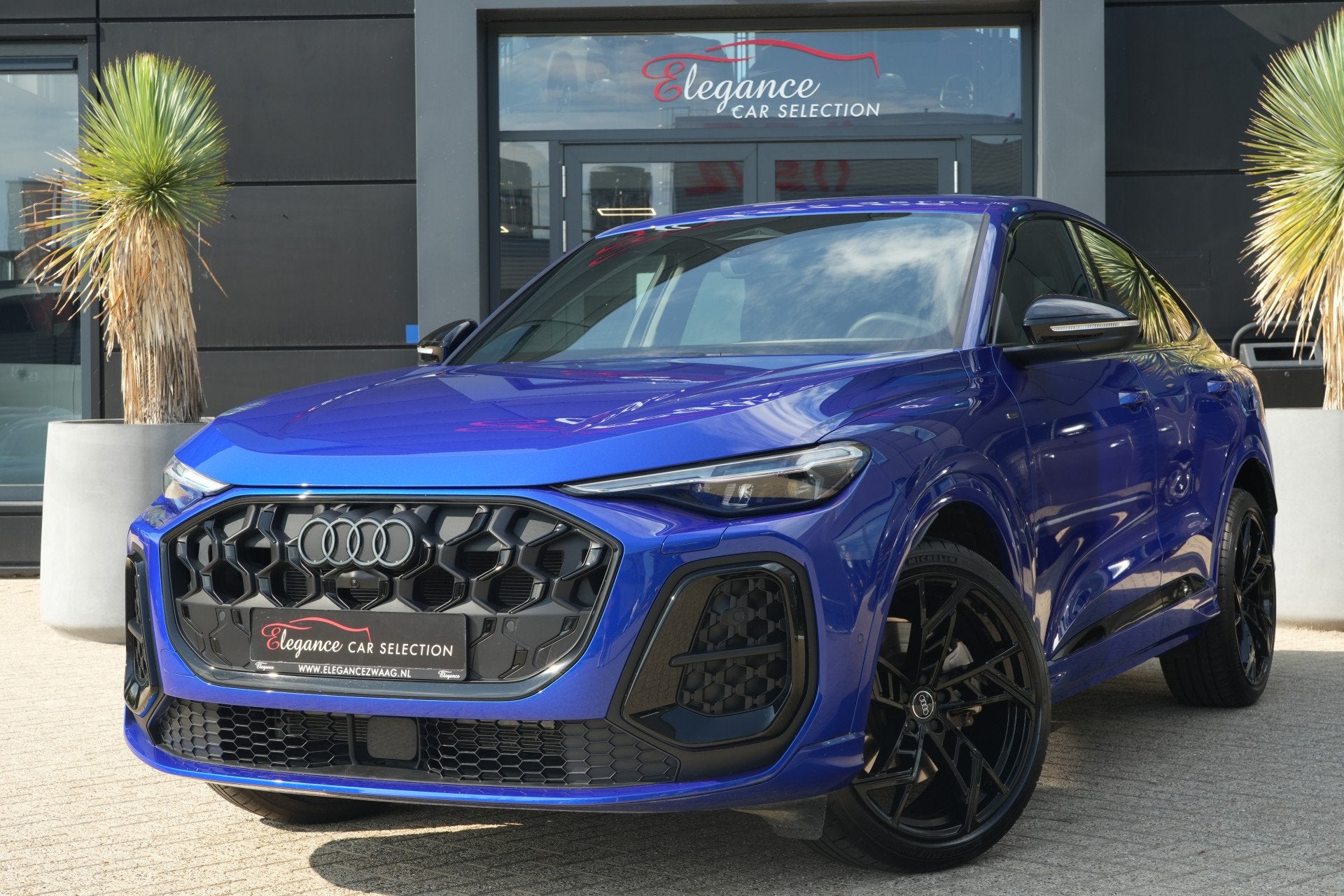 Audi Q5 Sportback 2.0 TFSI e-hybrid quattro S edition Sportb, Auto's, Audi, Automaat, Gebruikt, Zwart, 4 cilinders