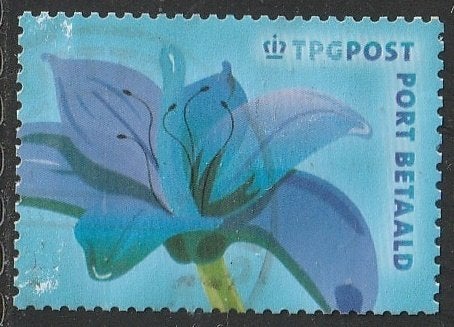 Nederland 2003 BZ12 Port Betaald Lelie blauw TPG, Gest, Ophalen of Verzenden, Na 1940, Gestempeld