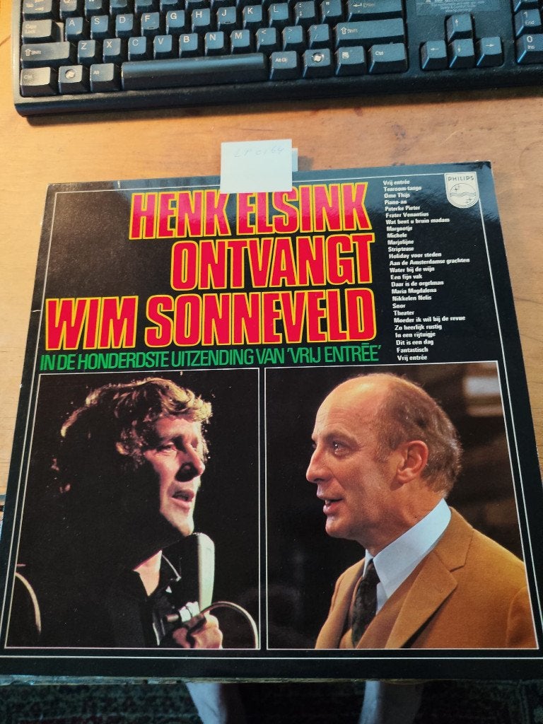 Henk Elsink Ontvangt Wim Sonneveld. LP0164, LP, Gebruikt, Verzenden, Overige formaten