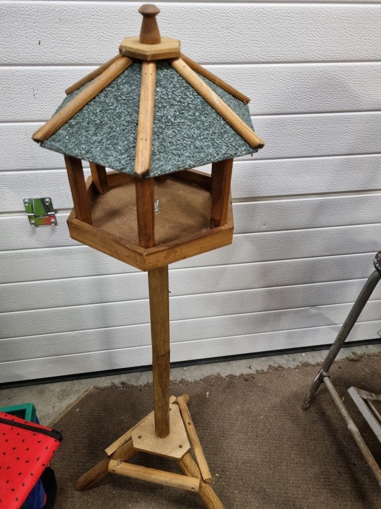 vogelvoederhuisje van hout met dak, Ophalen of Verzenden, 'T Olde Gre-j, Info@toldegrej.nl, Endepoelstraat 20f Didam