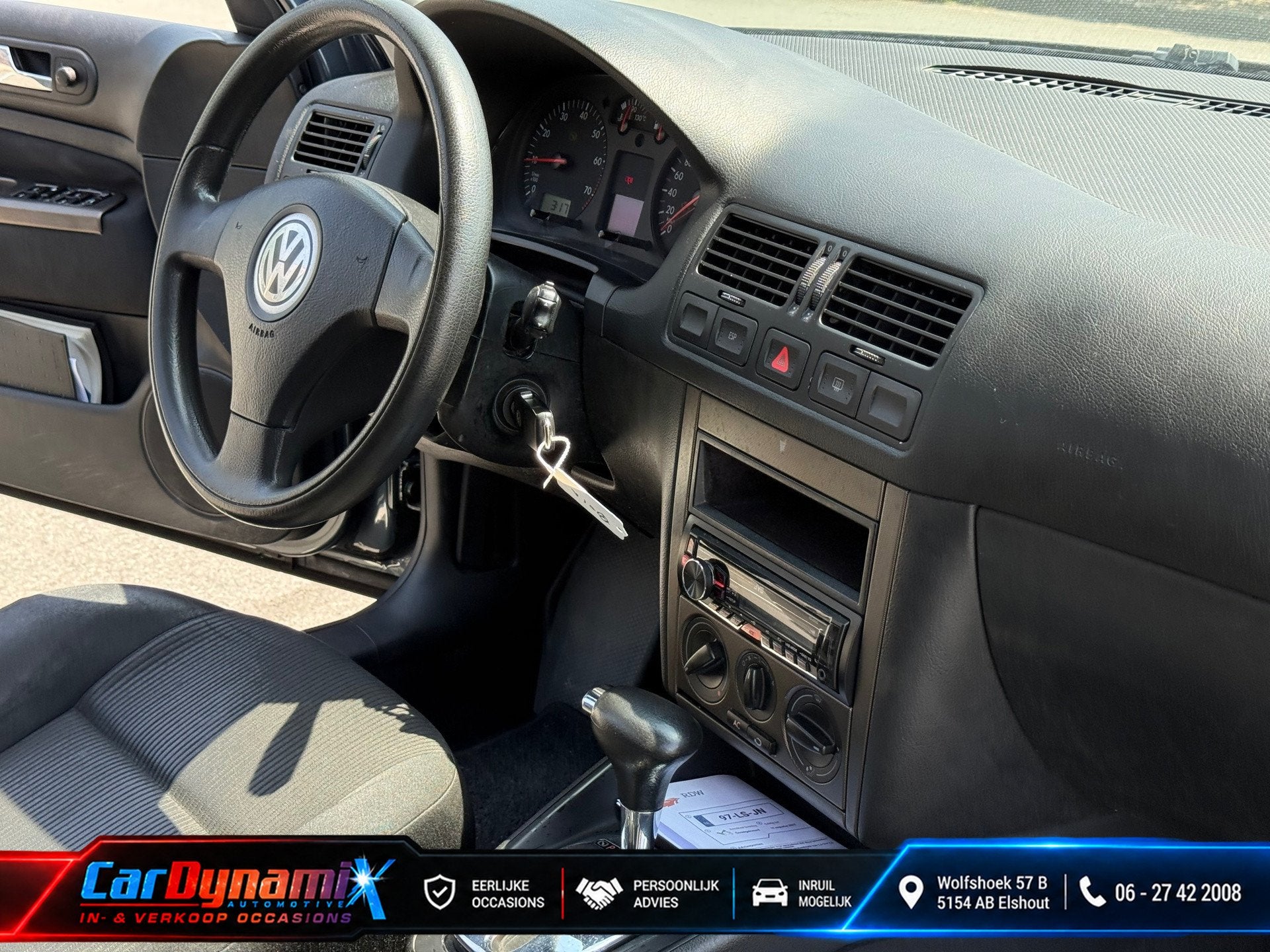 Volkswagen Bora 1.6 | Automaat | Nwe APK | 1e Eigenaar | Air, Stof, Gebruikt, Bora, 4 cilinders