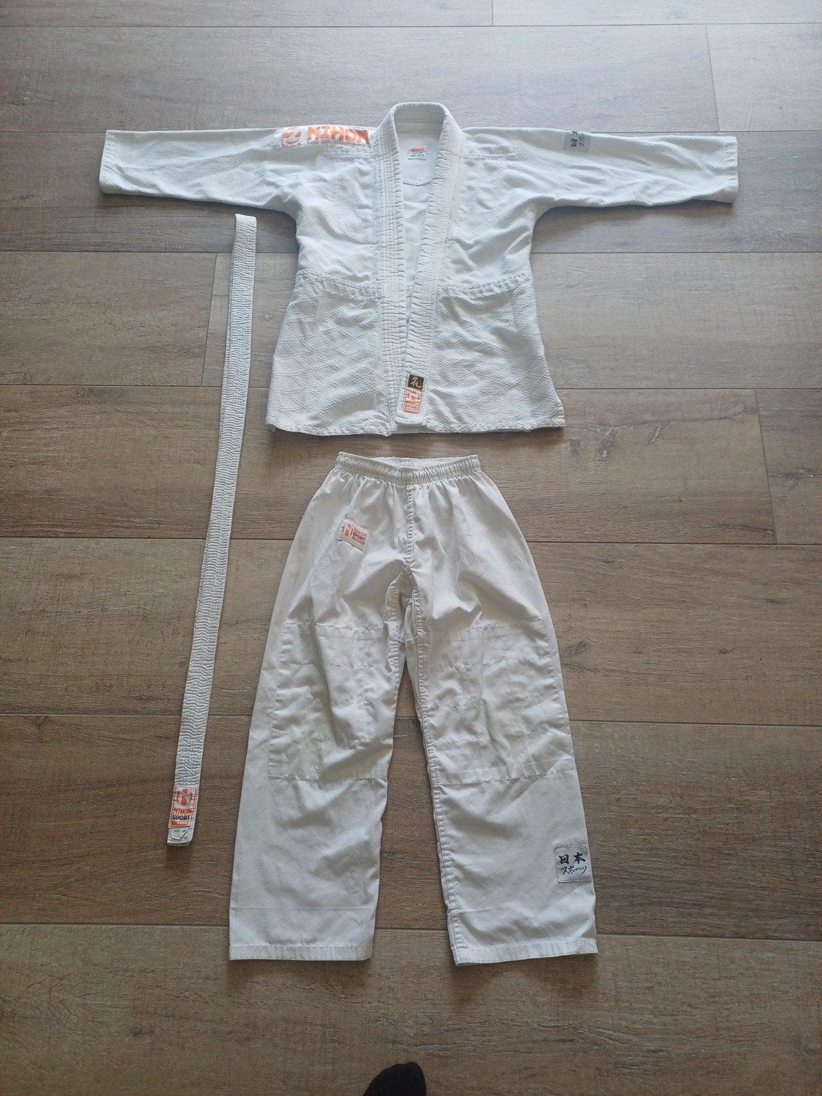 Nihon Judopak Maat 140 - Type REI, Maat XS of kleiner, Judo, Vechtsportpak, Ophalen of Verzenden