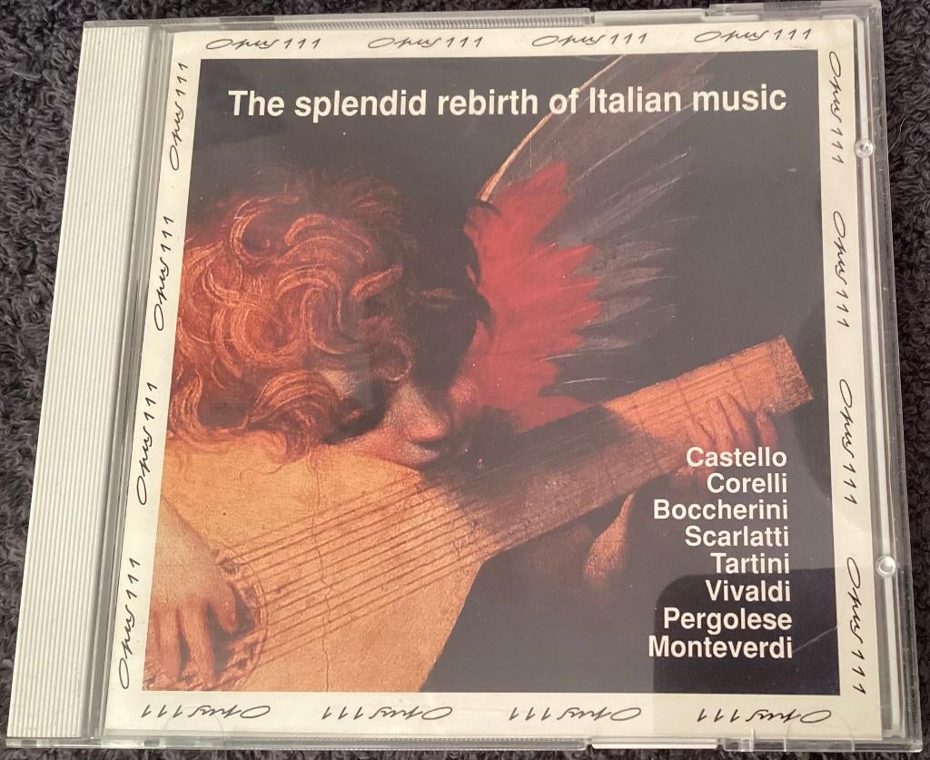 The Splendid Rebirth of Italian Music CD, Ophalen of Verzenden, Barok, Gebruikt, Orkest of Ballet