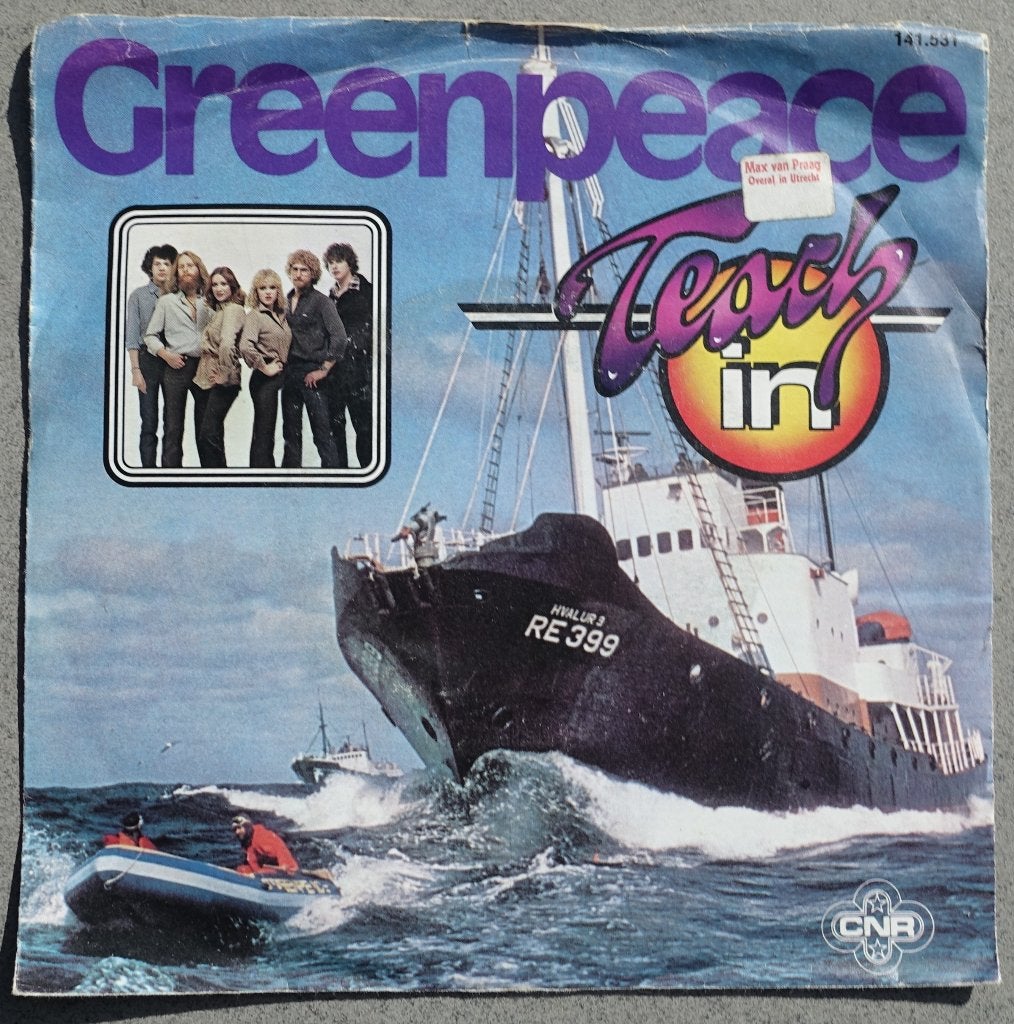 Teach-In - Greenpeace (7'' Single), Fotohoes, Ophalen of Verzenden, Zo goed als nieuw, Pop
