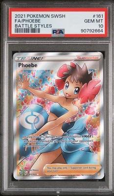 Gezocht: Phoebe 161/163 PSA 10, Ophalen, Zo goed als nieuw, Losse kaart, Foil