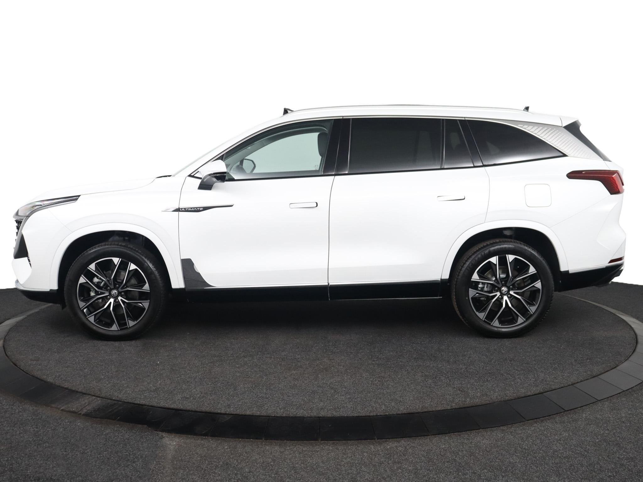 MG MGS9 1.5 Premium Plug-in Hybrid Panorama Schuifdak | Elec, 4 cilinders, Wit, Bedrijf, Hybride Elektrisch/Benzine