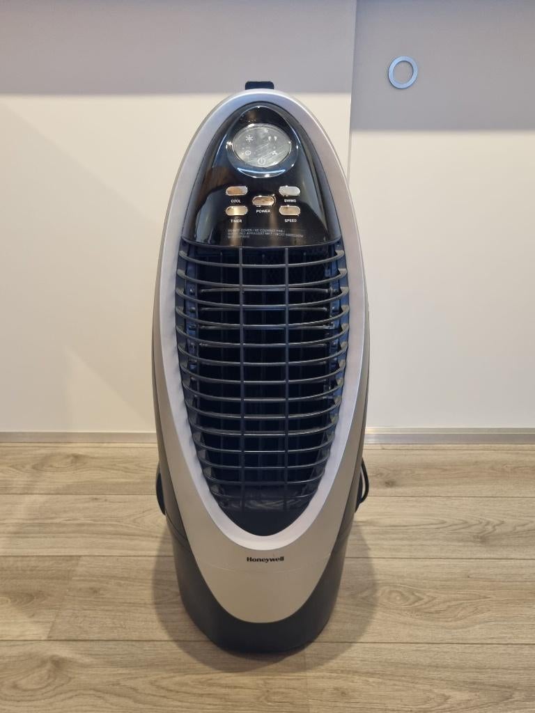 Honeywell luchtkoeler, Witgoed en Apparatuur, Airco's, Gebruikt, Staande ventilator, Minder dan 60 m³, 3 snelheden of meer, Ventileren