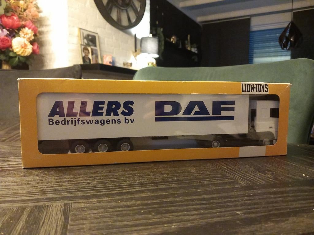 Lion Toys DAF Allers Bedrijfswagens vrachtwagen model, Overige merken, ., 1:32 tot 1:50, Ophalen of Verzenden