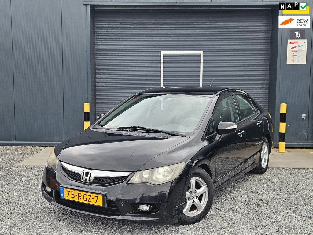 Honda Civic 1.3 Hybrid Elegance, Euro 5, Stof, Gebruikt, Zwart