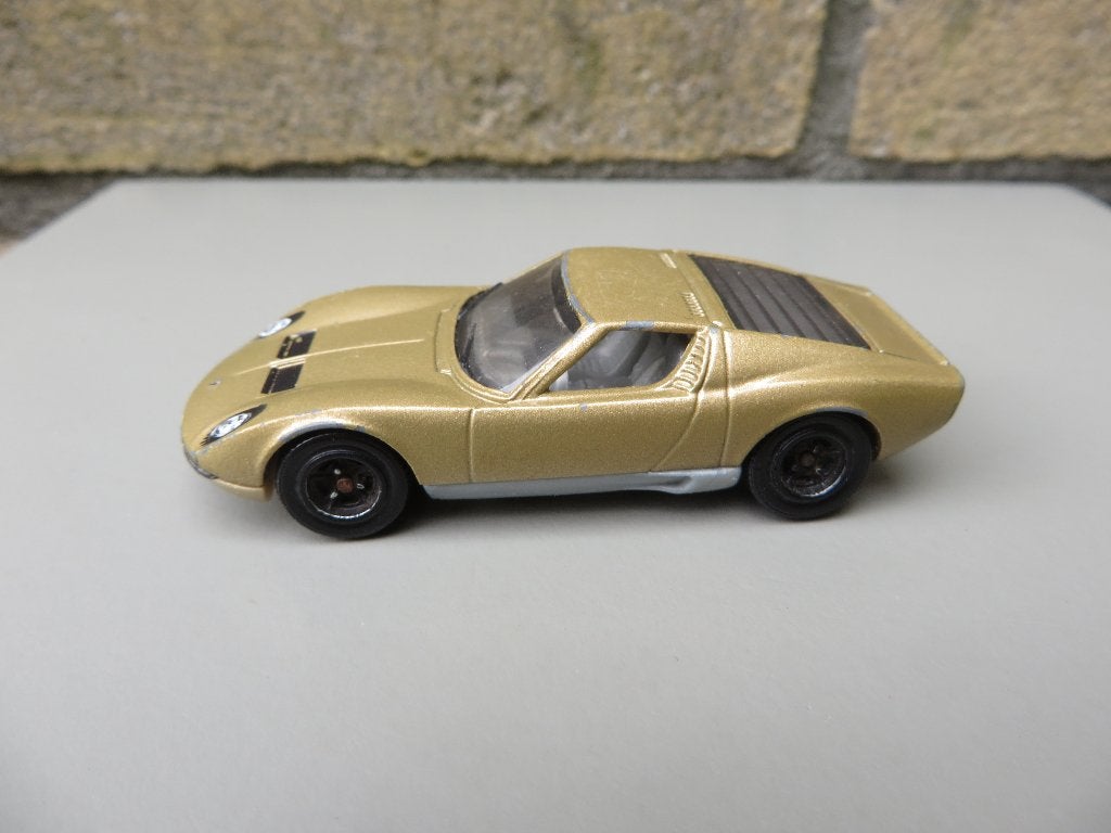 Matchbox Lamborghini MIURA goud, Ophalen of Verzenden, Gebruikt, Auto