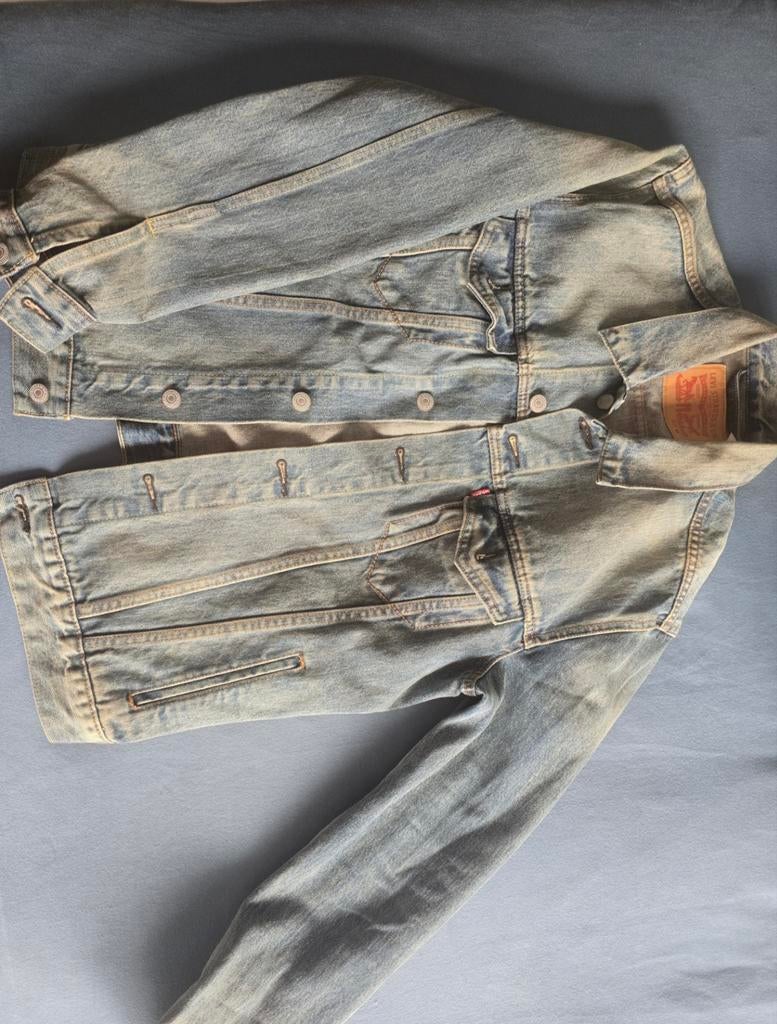 Levi denim jas / jean jacket, Ophalen, Zo goed als nieuw, Blauw
