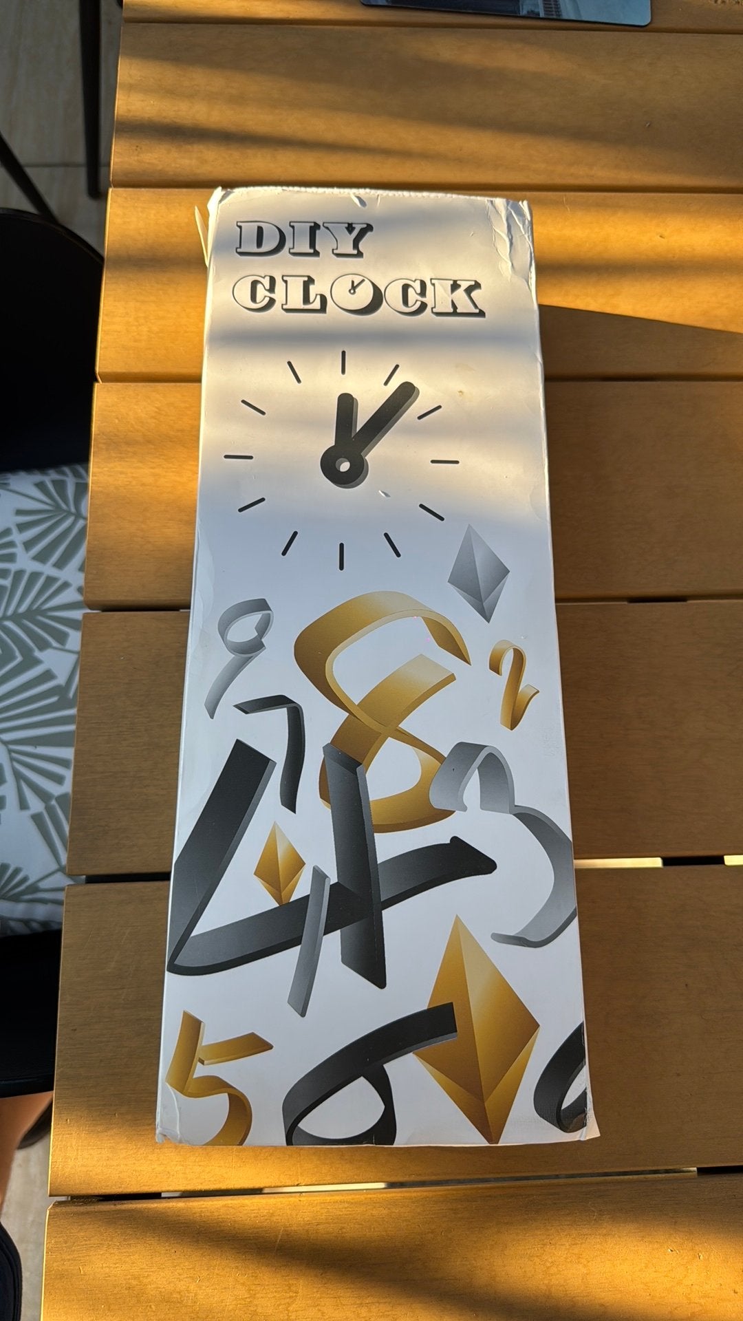 Diy klok, Ophalen of Verzenden, Nieuw, Wandklok