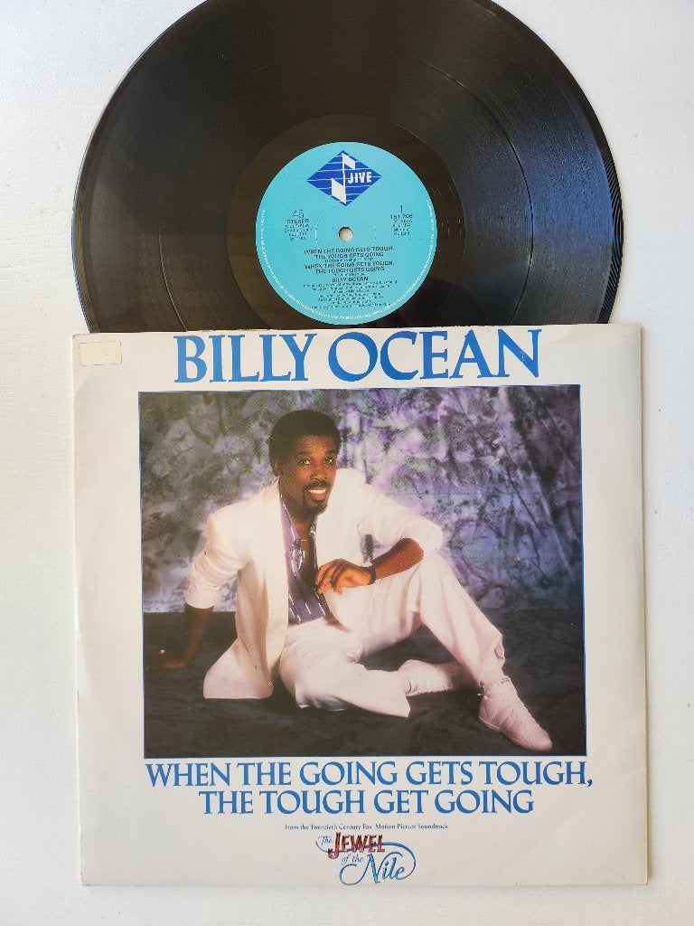 12" Billy Ocean - When The Going Gets Tough, The Tough Get, Cd's en Dvd's, Vinyl | Dance en House, Gebruikt, Ophalen of Verzenden
