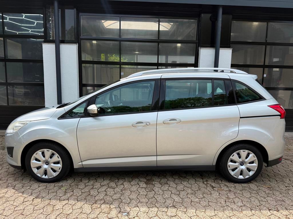 Ford GRAND C-MAX 1.0 Edition *PDC*Airco*Cruise*Nieuwe Apk*Aa, Auto's, Ford, Voorwielaandrijving, Gebruikt, Zwart, Bedrijf