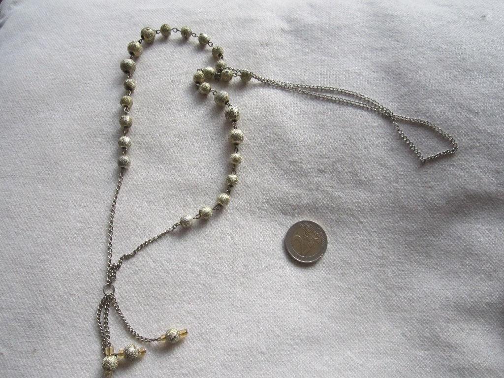 4.  Aparte oude ketting,  80 cm, Sieraden, Tassen en Uiterlijk, Antieke sieraden, Ophalen, Overige materialen, Ketting