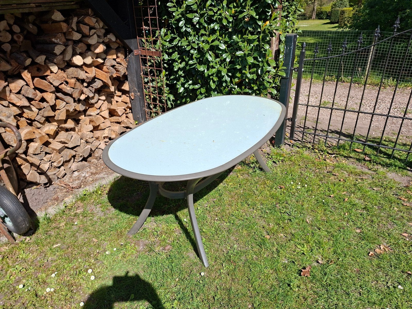 Tuintafel Hartman onderhoudsvrij, Tuin en Terras, Tuintafels, Ophalen of Verzenden, Rechthoekig, Aluminium