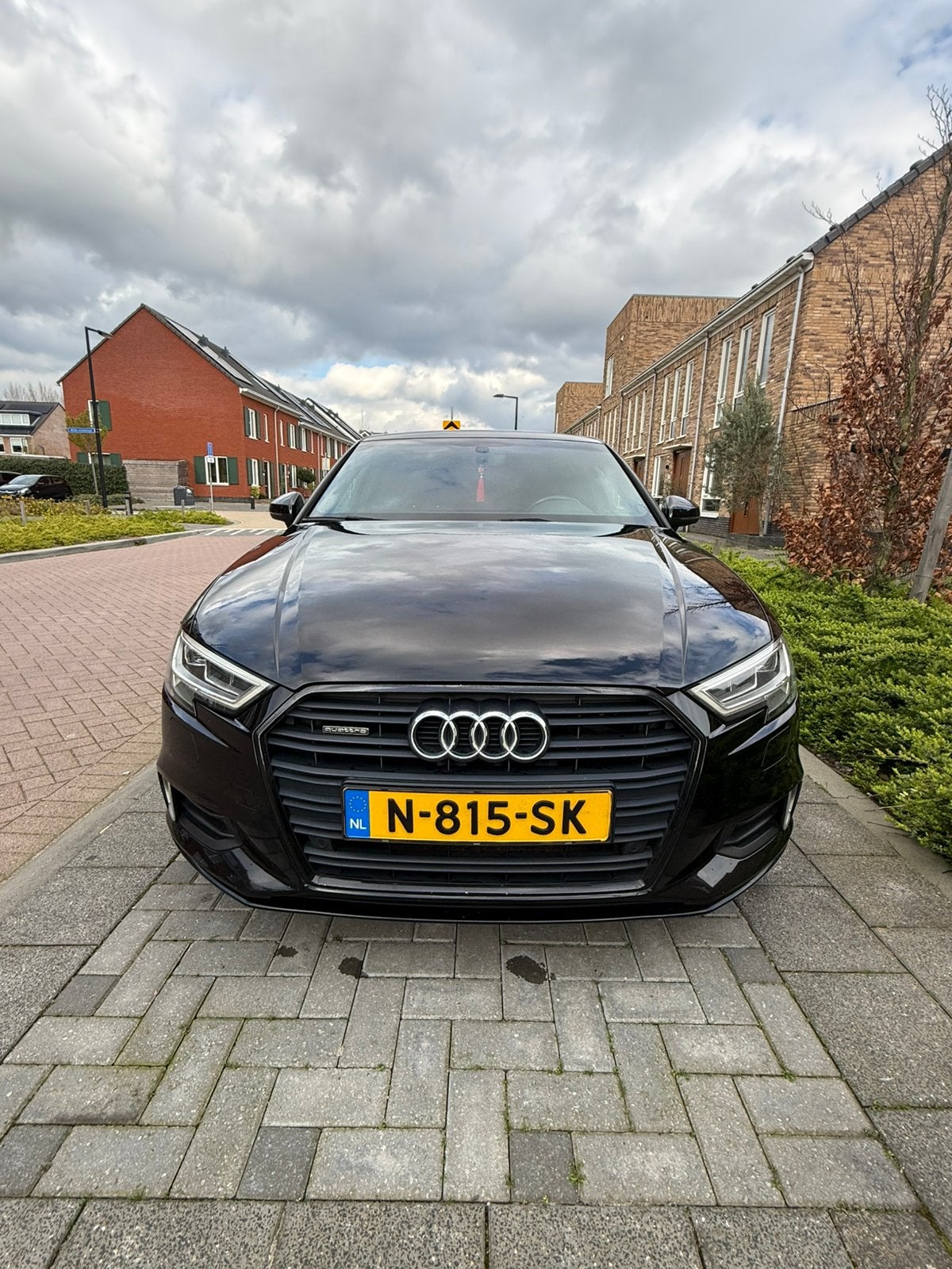 Audi A3 40 Tfsi 190pk S Tronic 2018 Zwart, Auto's, Audi, Automaat, 1380 kg, 1984 cc, Leder en Stof
