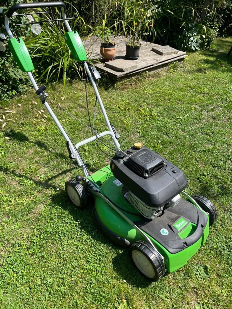 Viking mulchmaaier MB 4.0 RT zelfrijdend, Tuin en Terras, Grasmaaiers, Ophalen, Cirkelmaaier, Gebruikt, Mulchfunctie