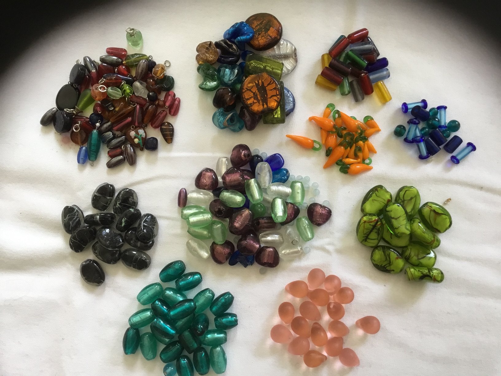 Glas kralen €10.00., Ophalen of Verzenden, Zo goed als nieuw, Kraal