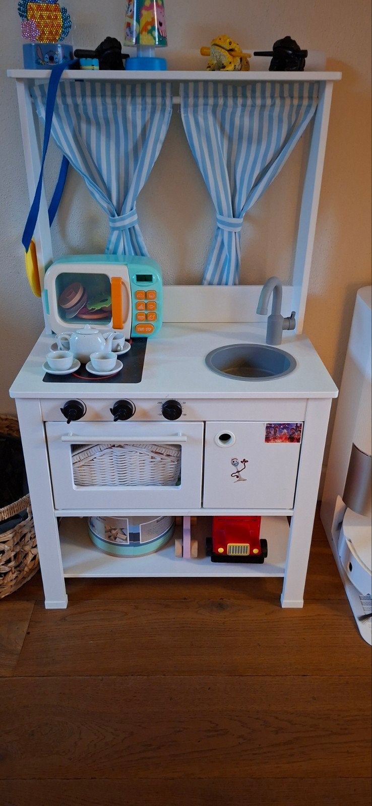 Witte IKEA speelkeuken zonder accessoires, Ophalen, Zo goed als nieuw, Hout, Speelkeuken