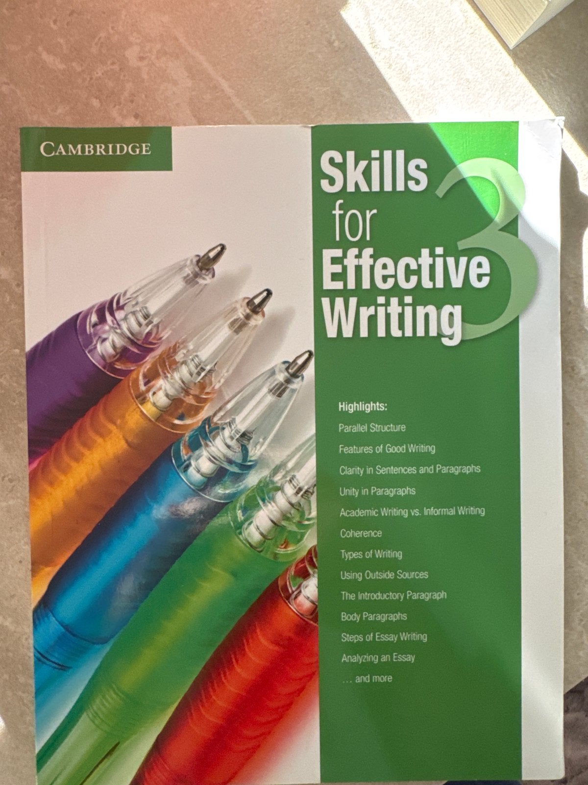 Cambridge Skills for Effective Writing 3, Ophalen, Alpha, Zo goed als nieuw, HBO