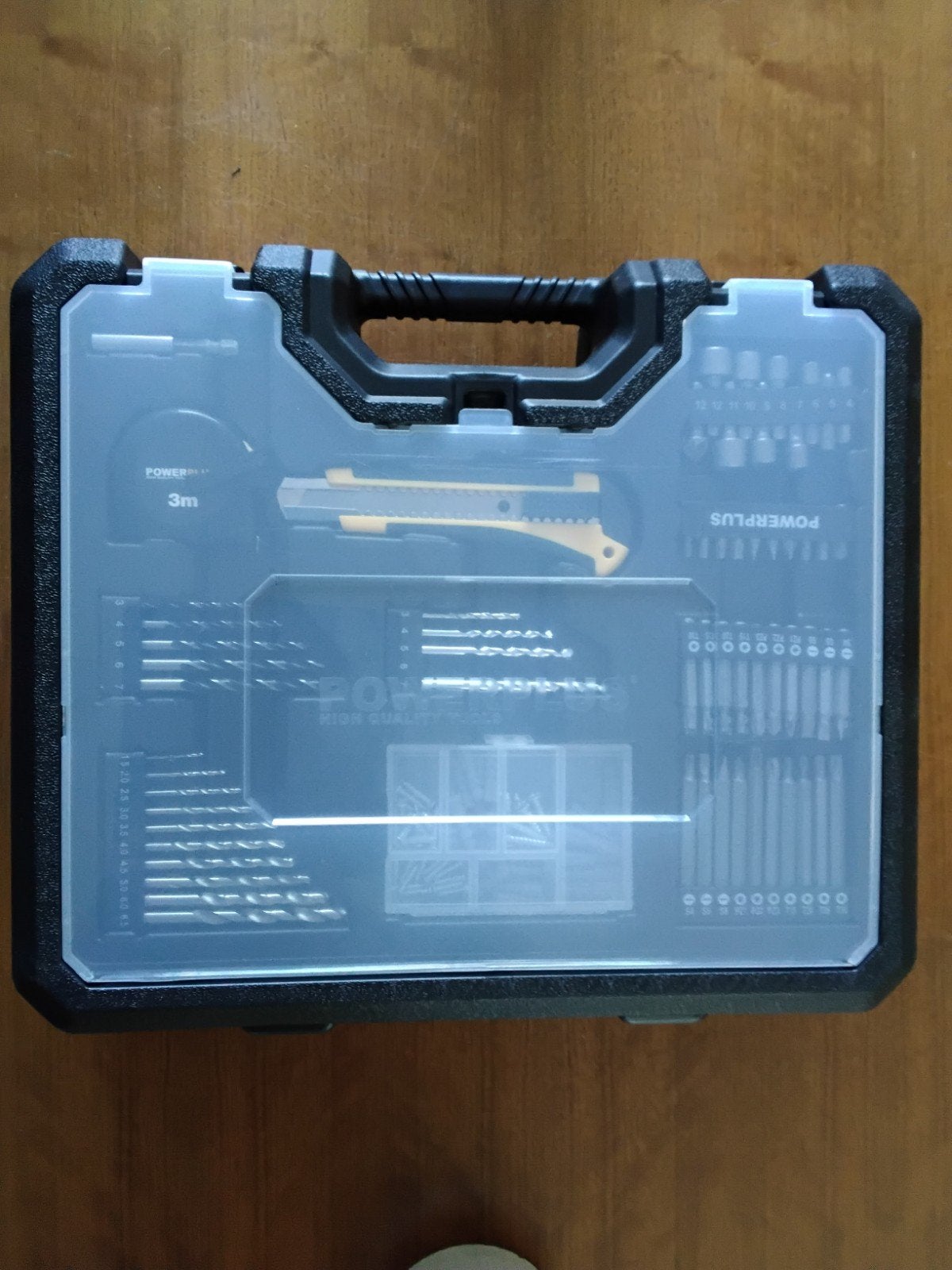 Nieuwe powerplus Boor- en Schroefmachine met accessoires, Ophalen, Variabele snelheid, Nieuw, Boor- en Schroefmachine