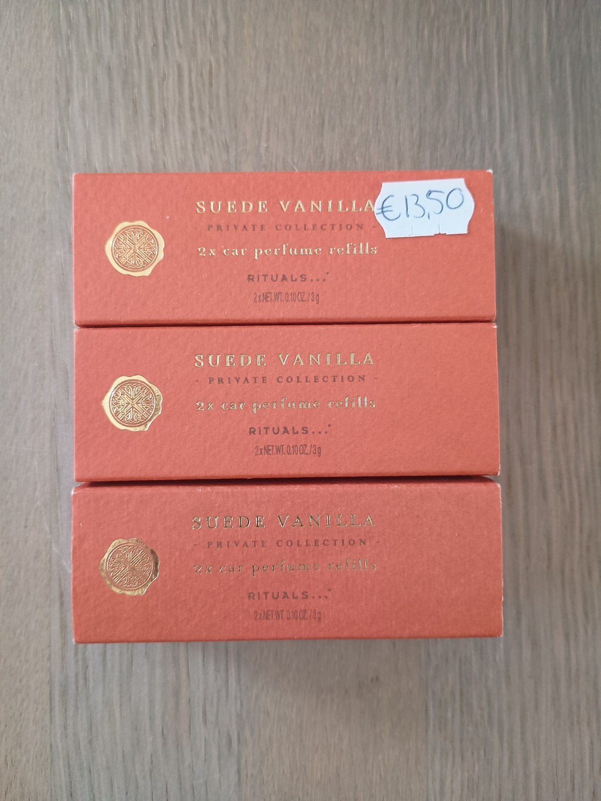 Rituals Suede Vanilla Auto Parfum Navulling prijs p/stuk, Ophalen of Verzenden, Nieuw