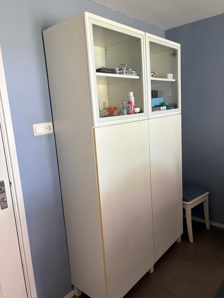 Ikea Besta kast, 120x42x202 cm, Ophalen, Gebruikt, 100 tot 150 cm, 200 cm of meer
