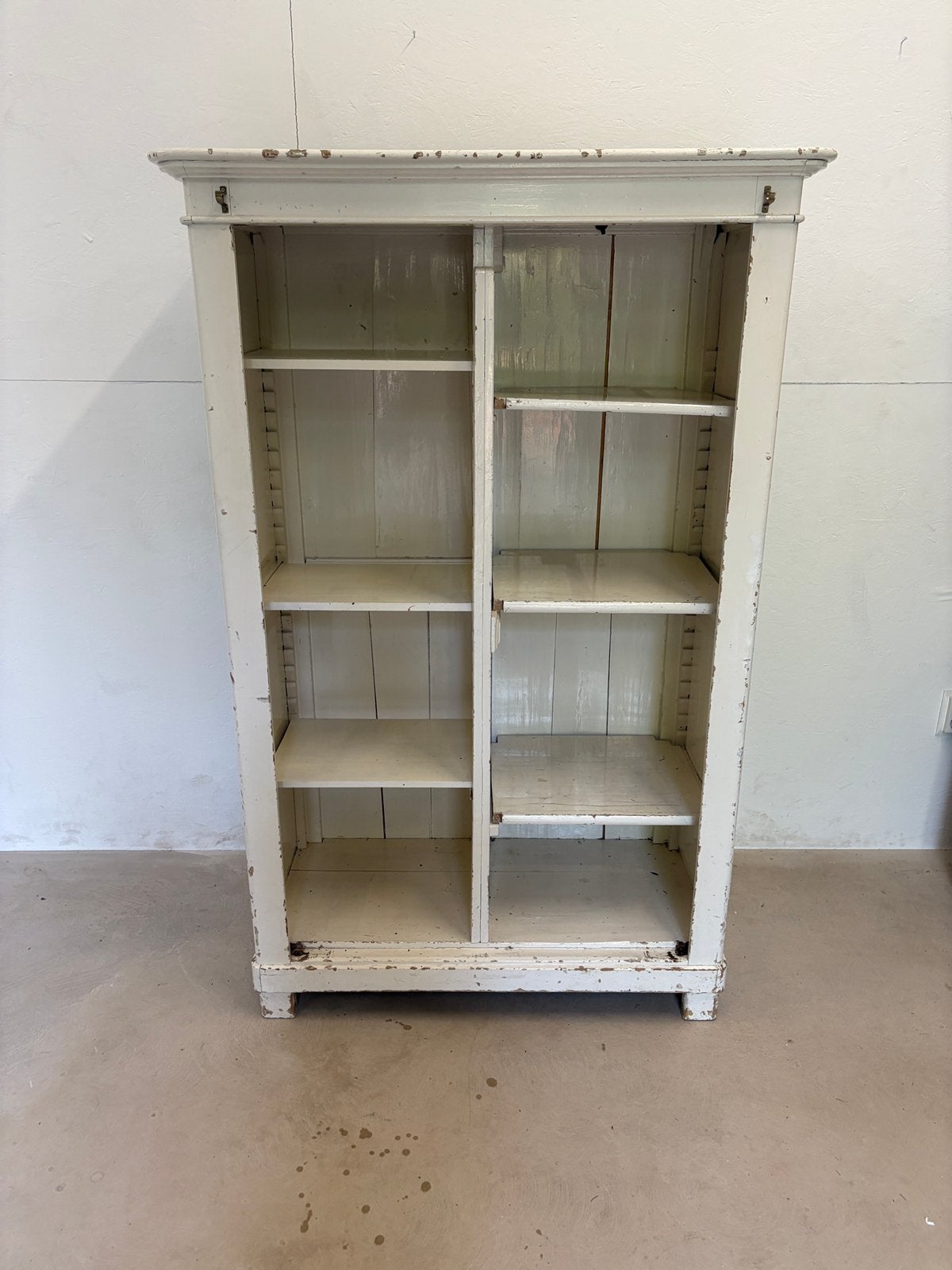 Oude vintage schappen kast 160 hoog, Ophalen of Verzenden
