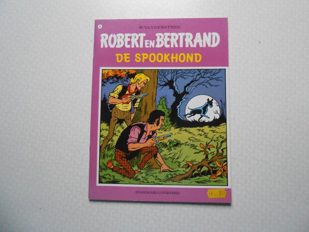 Robert en Bertrand 14 De spookhond 1976 ste druk., Boeken, Willy Vandersteen, Eén stripboek, Nieuw, Ophalen of Verzenden