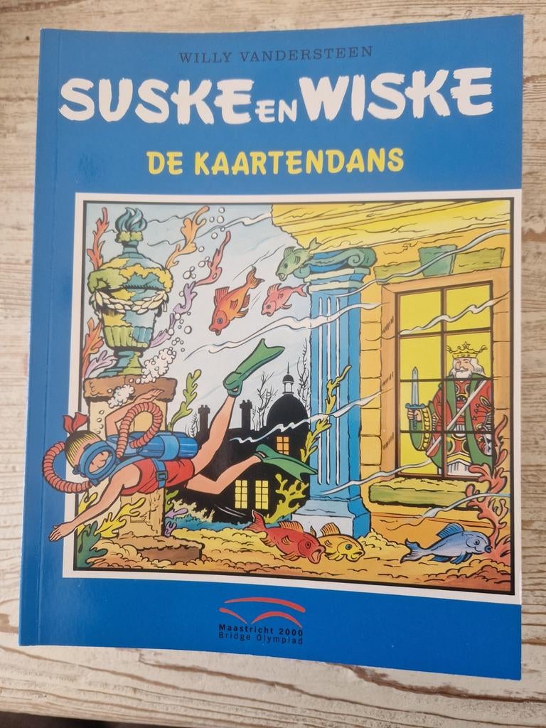 Suske en Wiske - De Kaartendans, Eén stripboek, Ophalen of Verzenden, Zo goed als nieuw