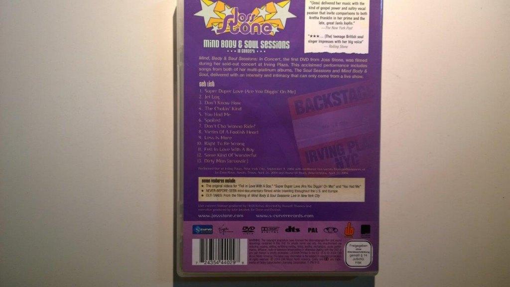 Joss Stone - Mind Body & Soul Sessions (DVD), Alle leeftijden, Ophalen of Verzenden, Zo goed als nieuw, Muziek en Concerten