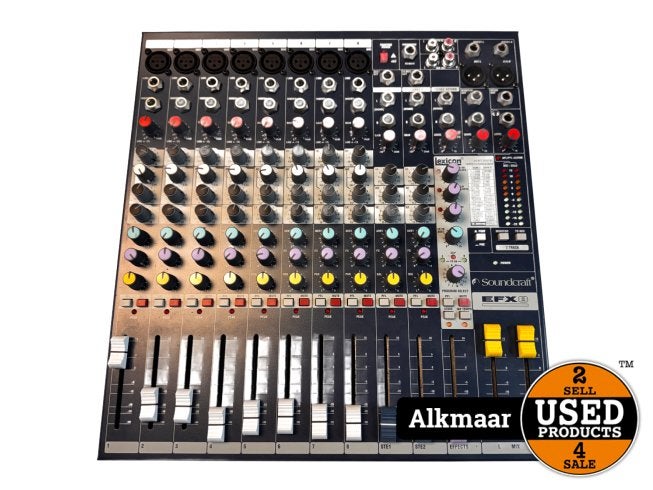 Soundcraft EFX 8 | 8-kanaals mixer | Zeer Nette Staat, Soundcraft, Zo goed als nieuw, Support@soundcraft.com, 45-47 Hillview Drive
Singapore 669274
