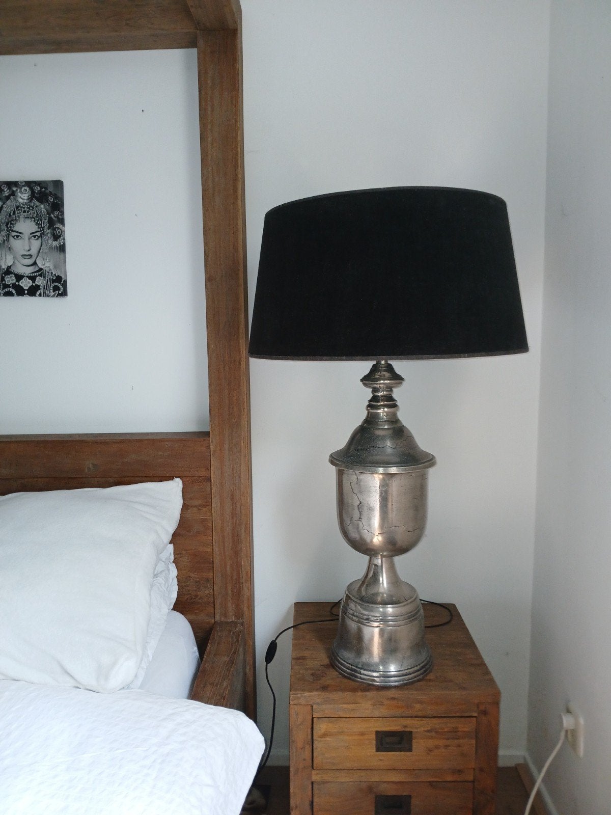 2 Rofra schemerlamp groot, Ophalen, Metaal, Rofra, 75 cm of meer