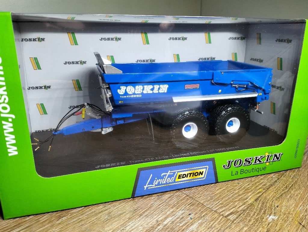 Te koop UH Joskin Trans-KTP 22/50 Blauw Limited Edition., Ophalen of Verzenden, Nieuw, Tractor of Landbouw, Universal Hobbies